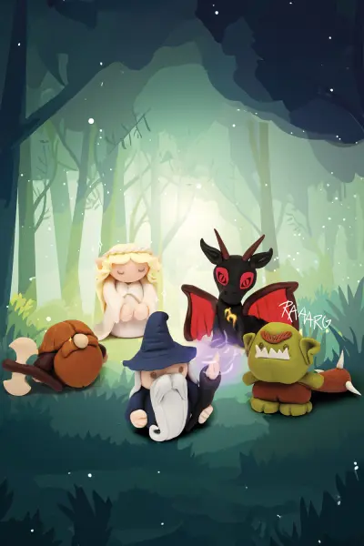 Figurakészítő DIY szett ‘Fantasy Family’ | Graine Créative