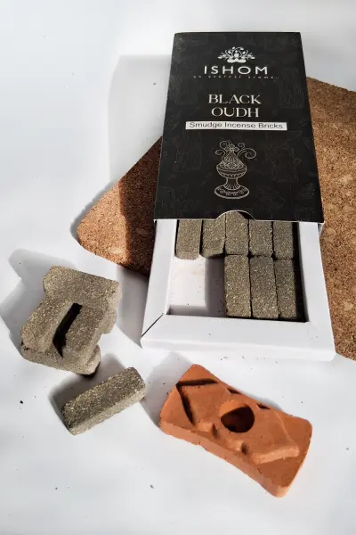 Füstölőtégla szett ‘Black Wood’ | ISHOM